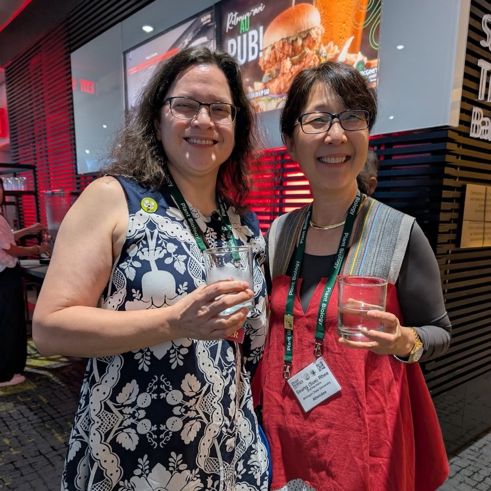 Tanya Berardini and Seung (Sue) Rhee of Washington State University